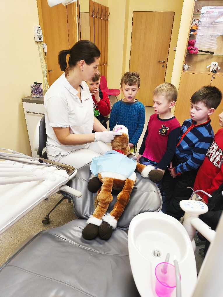 Návštěva zubní ordinace.